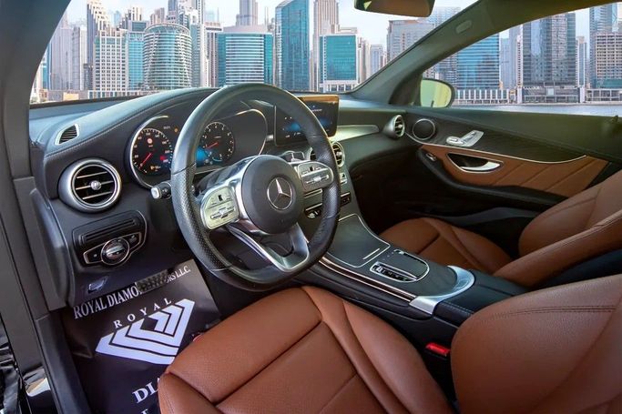 Used Mercedes-Benz GLC Coupe 200 I (C253) Facelift, 2.0 l, 2022 in Dubai by Royal Diamond Motors, Black color. GCC Specs | AUTO.AE