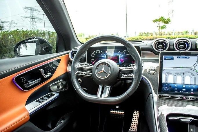 Used Mercedes-Benz GLC 200 II (X254), 2.0 l, 2023 in Dubai by Global Network Motors , Bronze color. GCC Specs | AUTO.AE