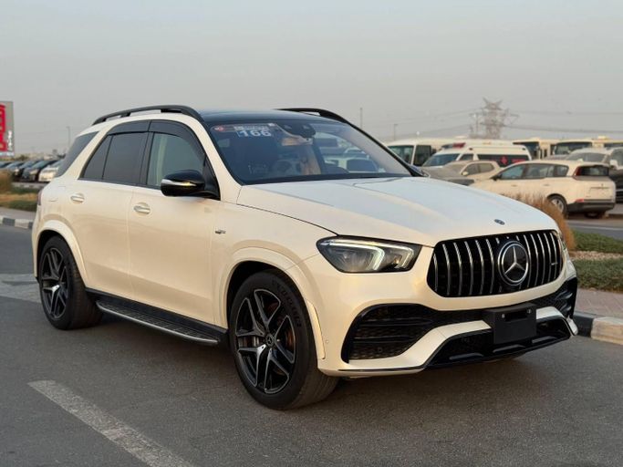 Used Mercedes-Benz GLE AMG 53 AMG II (V167), 3.0 l, 2020 in Dubai by Saeed Auto, White color. Japanese Specs | AUTO.AE