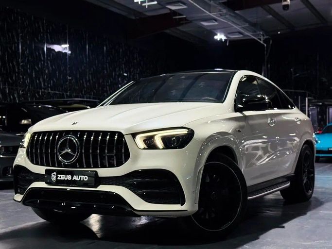 Used Mercedes-Benz GLE Coupe AMG 53 AMG II (C167), 3.0 l, 2020 in Dubai by Zeus Motors, White color. GCC Specs | AUTO.AE