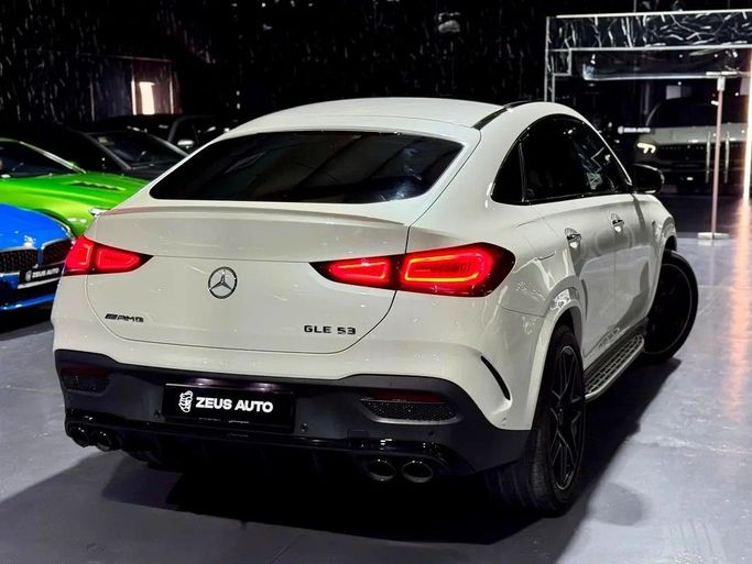 Used Mercedes-Benz GLE Coupe AMG 53 AMG II (C167), 3.0 l, 2020 in Dubai by Zeus Motors, White color. GCC Specs | AUTO.AE
