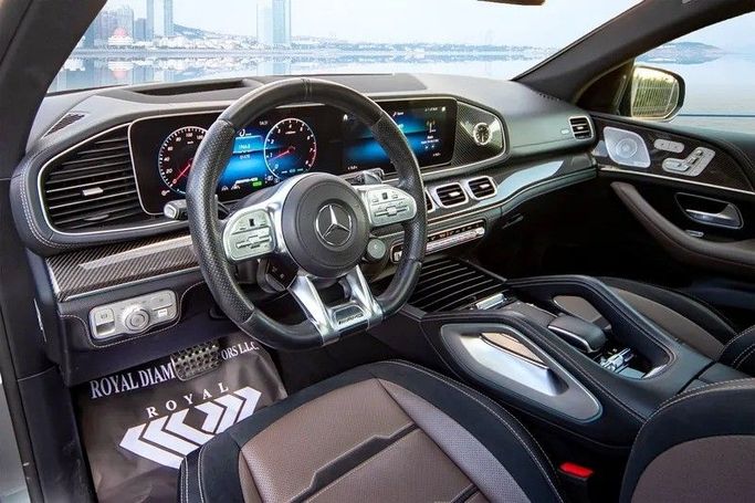 Used Mercedes-Benz GLE Coupe AMG 53 AMG II (C167), 3.0 l, 2020 in Dubai by Royal Diamond Motors, Silver color. GCC Specs | AUTO.AE