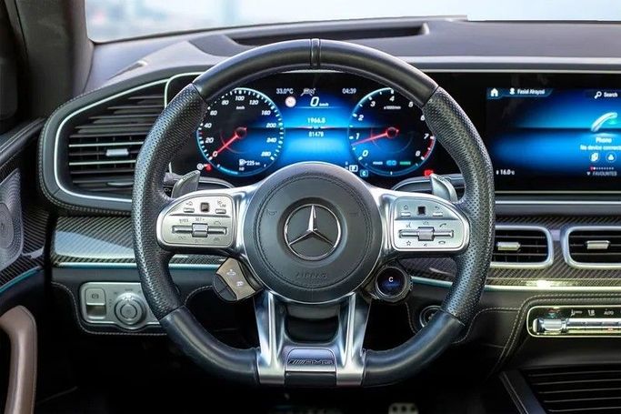 Used Mercedes-Benz GLE Coupe AMG 53 AMG II (C167), 3.0 l, 2020 in Dubai by Royal Diamond Motors, Silver color. GCC Specs | AUTO.AE