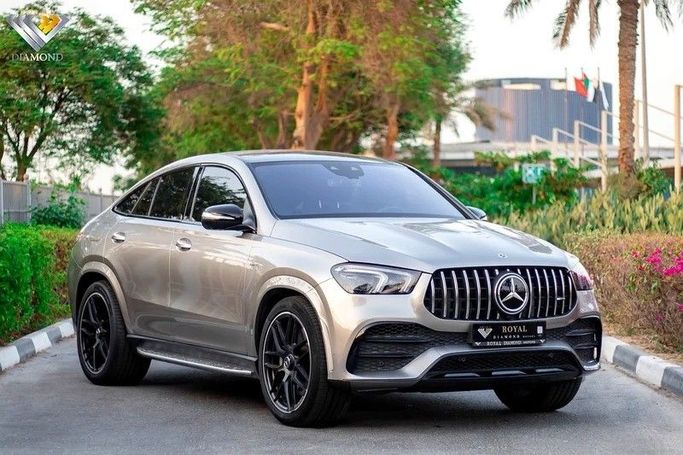 Used Mercedes-Benz GLE Coupe AMG 53 AMG II (C167), 3.0 l, 2023 in Dubai by Royal Diamond Motors, Silver color. GCC Specs | AUTO.AE