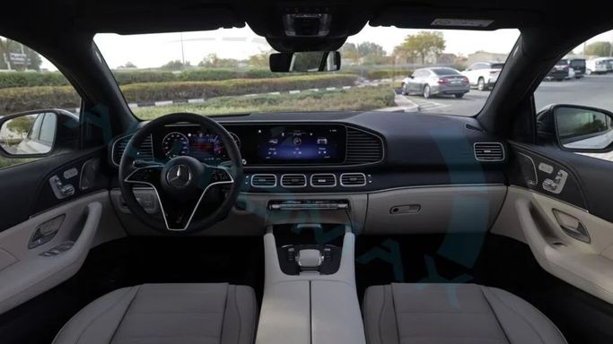 New Mercedes-Benz GLE Coupe 450 II (C167) Facelift, 3.0 l, 2025 in Dubai by Auto Max Group, White color. GCC Specs | AUTO.AE