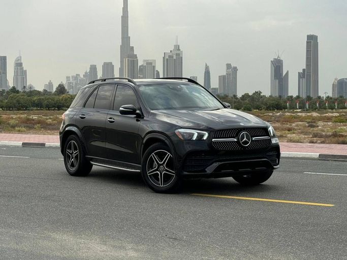Mercedes-Benz GLE 350 II (V167), 2022 business suv 5 dr. for rent in Dubai by Lite Rent, black color | AUTO.AE
