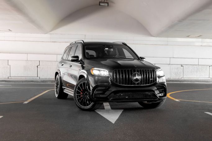 Mercedes-Benz GLS AMG 63 AMG II (X167), 2021 رجال الأعمال دفع رباعي 5 أبواب للتأجير في في دبي من Macan Luxury Motors، اللون أسود | AUTO.AE