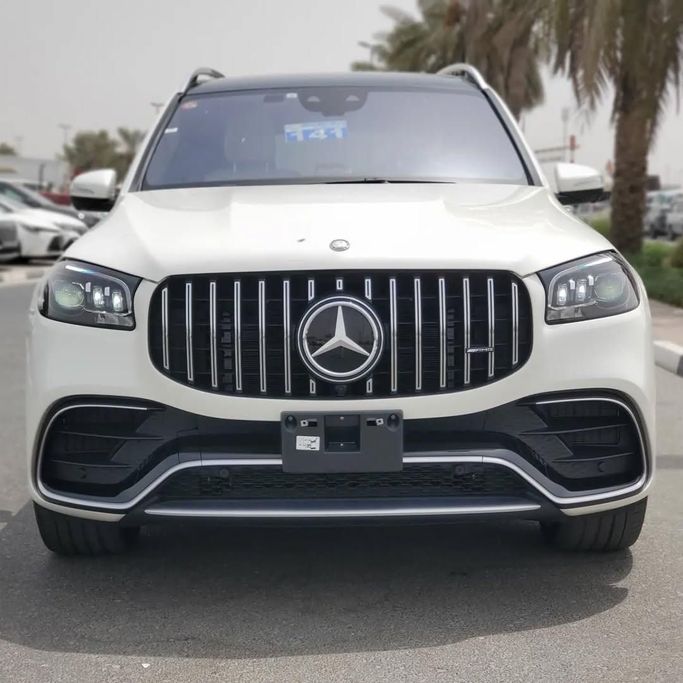 Подержанный Mercedes-Benz GLS AMG 63 AMG II (X167) Рестайлинг, 4.0 л, 2023 в Дубае от Japan Motors Белый цвет. Японская | AUTO.AE