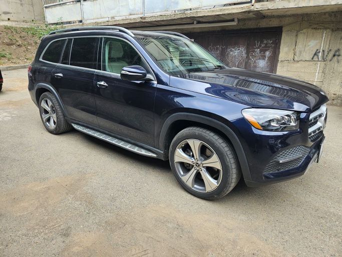 New Mercedes-Benz GLS 450 II (X167), 3.0 l, 2020 in Dubai, Blue color. American Specs | AUTO.AE