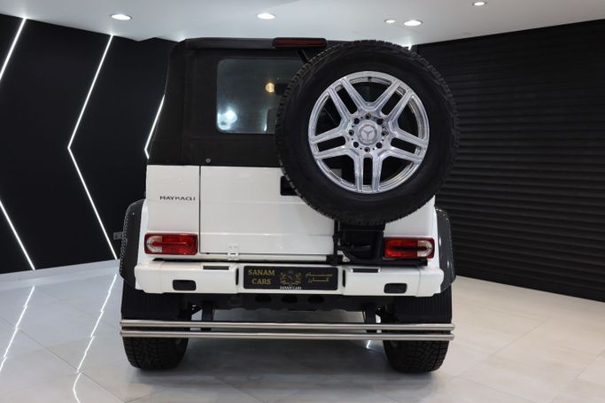 Used Mercedes-Benz Maybach G 650 Landaulet I, 6.0 l, 2018 in Dubai by Sanam Cars, White color. GCC Specs | AUTO.AE