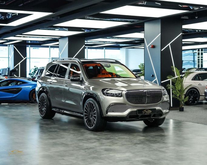 New Mercedes-Benz Maybach GLS 700 I, 4 l, 2021 in Dubai by Pearl Motors, Grey color. European Specs | AUTO.AE