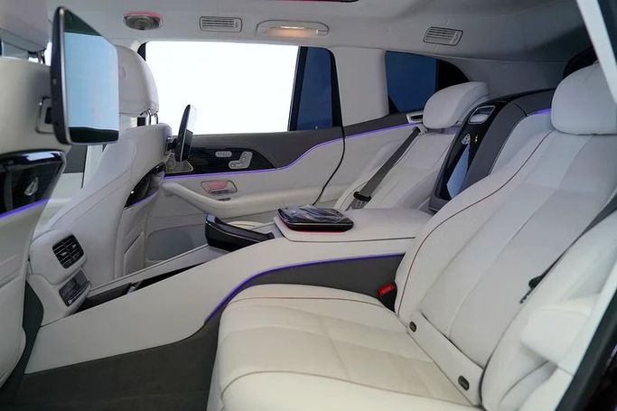 New Mercedes-Benz Maybach GLS 600 I Facelift, 4.0 l, 2023 in Dubai by Exotic Cars, Maroon color. Other | AUTO.AE