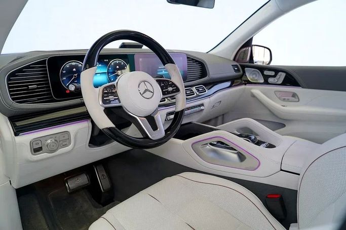 New Mercedes-Benz Maybach GLS 600 I Facelift, 4.0 l, 2023 in Dubai by Exotic Cars, Maroon color. Other | AUTO.AE