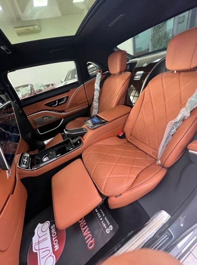 New Mercedes-Benz Maybach S-Class 580 II (Z223), 4.0 l, 2021 in Dubai by Quatro Motors, Grey color.  | AUTO.AE