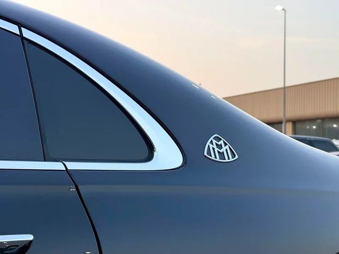 Used Mercedes-Benz Maybach S-Class 580 II (Z223), 4.0 l, 2023 in Dubai by Auto Bank Motors, Black color. Japanese Specs | AUTO.AE