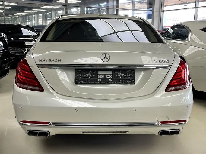 Used Mercedes-Benz Maybach S-Class 600 I (X222), 6.0 l, 2015 in Dubai by Space Motors, White color. GCC Specs | AUTO.AE