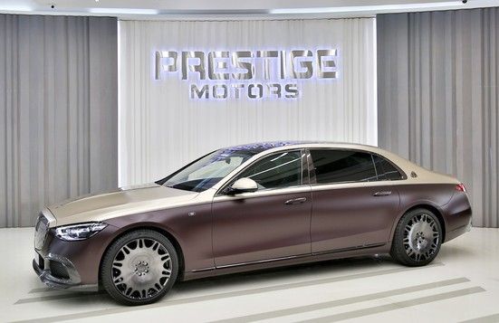 Подержанный Mercedes-Benz Maybach S-Class Brabus B40 II (Z223), 4 л, 2022 в Дубае от Prestige motors Золотистый цвет. Европейская | AUTO.AE