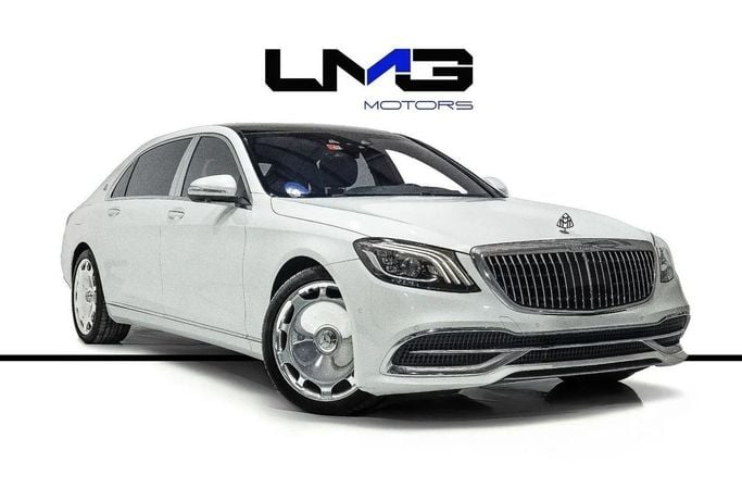 Подержанный Mercedes-Benz Maybach S-Class 560 I (X222) Рестайлинг, 4.0 л, 2019 в Дубае от LMG Motors Белый цвет. Европейская | AUTO.AE