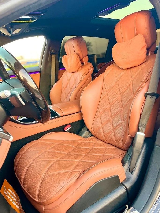 Подержанный Mercedes-Benz Maybach S-Class 680 II (Z223), 6.0 л, 2022 в Дубае от 66 Motors Белый цвет. Корейская | AUTO.AE