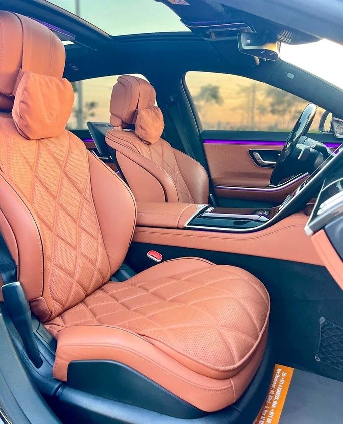 Подержанный Mercedes-Benz Maybach S-Class 680 II (Z223), 6.0 л, 2022 в Дубае от 66 Motors Белый цвет. Корейская | AUTO.AE