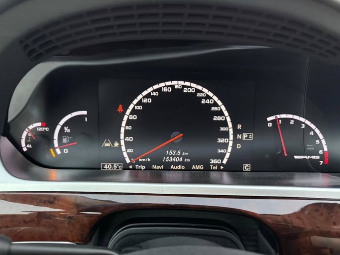 Used Mercedes-Benz S-Class AMG 63 AMG II (W221) Facelift, 6.2 l, 2010 in Dubai by Saeed Auto, Black color. Japanese Specs | AUTO.AE