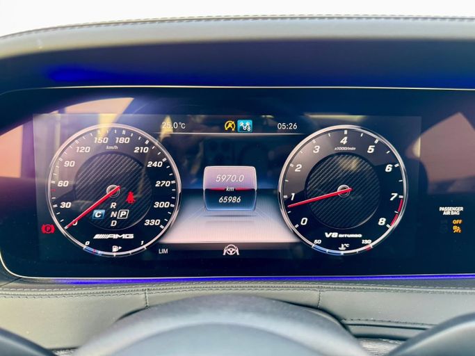 Used Mercedes-Benz S-Class AMG 63 AMG III (W222, C217) Facelift, 4.0 l, 2018 in Dubai by Saeed Auto, White color. Japanese Specs | AUTO.AE