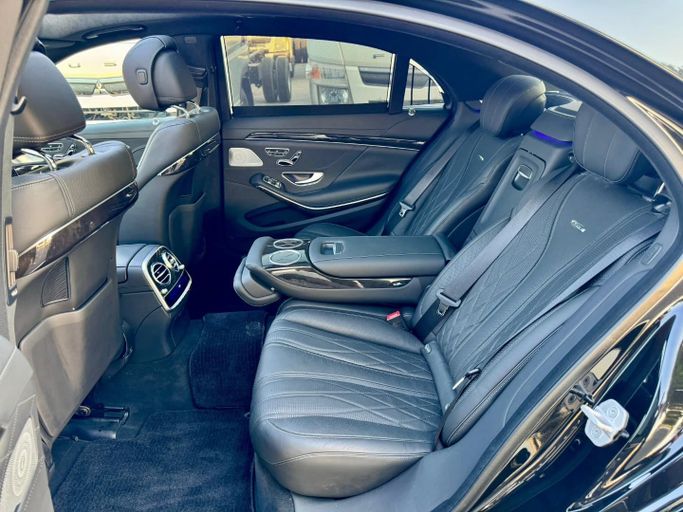 Used Mercedes-Benz S-Class AMG 63 AMG III (W222, C217), 5.5 l, 2017 in Dubai by Saeed Auto, Black color. Japanese Specs | AUTO.AE