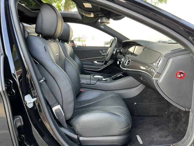 Подержанный Mercedes-Benz S-Class AMG 63 AMG III (W222, C217), 5.5 л, 2015 в Дубае от Saeed Auto Черный цвет. Японская | AUTO.AE