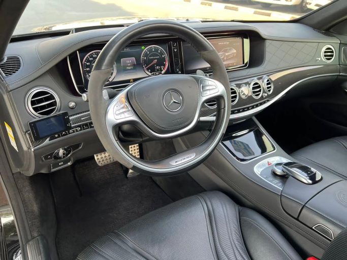 Подержанный Mercedes-Benz S-Class AMG 63 AMG III (W222, C217), 5.5 л, 2015 в Дубае от Saeed Auto Черный цвет. Японская | AUTO.AE
