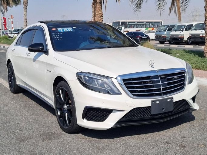 Подержанный Mercedes-Benz S-Class AMG 63 AMG III (W222, C217), 5.5 л, 2016 в Дубае от Saeed Auto Белый цвет. Японская | AUTO.AE