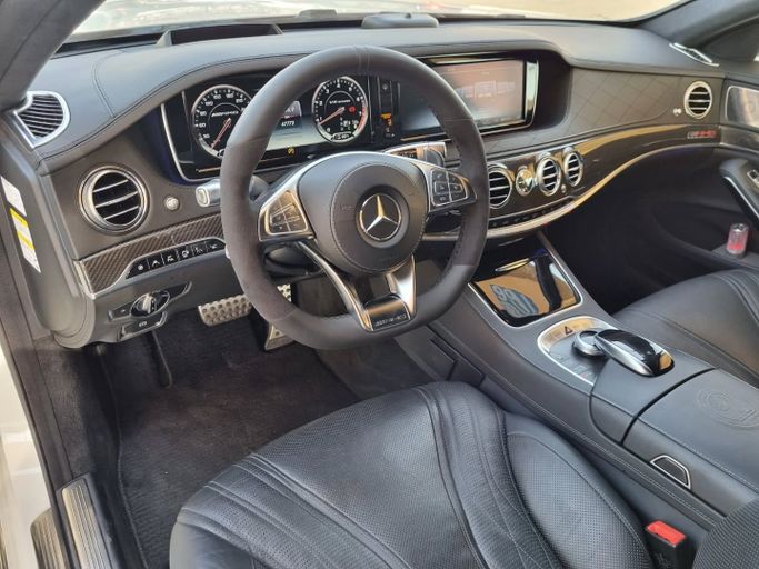 Подержанный Mercedes-Benz S-Class AMG 63 AMG III (W222, C217), 5.5 л, 2016 в Дубае от Saeed Auto Белый цвет. Японская | AUTO.AE
