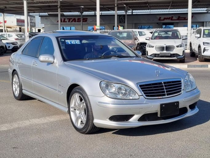 Used Mercedes-Benz S-Class AMG 55 AMG I (W220) Facelift, 5.4 l, 2003 in Dubai by Saeed Auto, Grey color. Japanese Specs | AUTO.AE