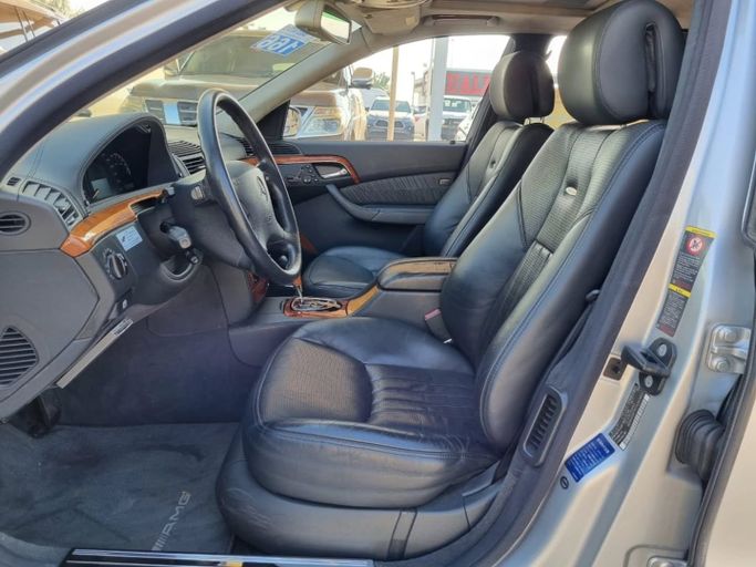 Used Mercedes-Benz S-Class AMG 55 AMG I (W220) Facelift, 5.4 l, 2003 in Dubai by Saeed Auto, Grey color. Japanese Specs | AUTO.AE