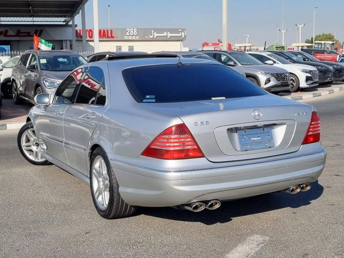 Used Mercedes-Benz S-Class AMG 55 AMG I (W220) Facelift, 5.4 l, 2003 in Dubai by Saeed Auto, Grey color. Japanese Specs | AUTO.AE