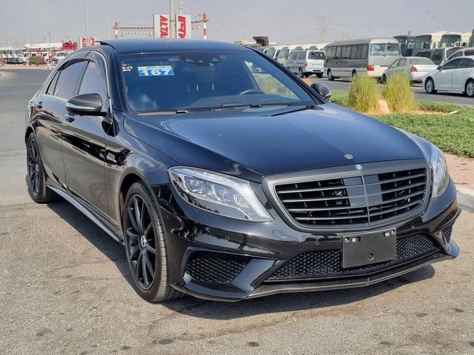 Used Mercedes-Benz S-Class AMG 63 AMG III (W222, C217), 5.5 l, 2015 in Dubai by Saeed Auto, Black color. Japanese Specs | AUTO.AE