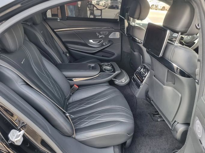 Used Mercedes-Benz S-Class AMG 63 AMG III (W222, C217), 5.5 l, 2015 in Dubai by Saeed Auto, Black color. Japanese Specs | AUTO.AE