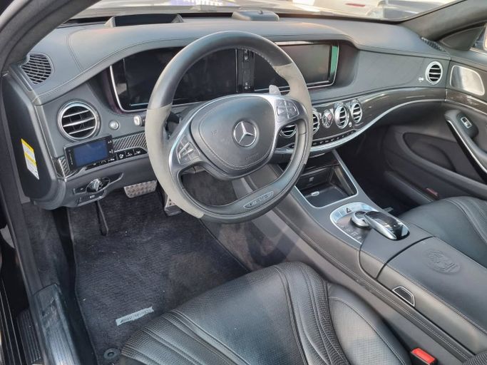 Used Mercedes-Benz S-Class AMG 63 AMG III (W222, C217), 5.5 l, 2015 in Dubai by Saeed Auto, Black color. Japanese Specs | AUTO.AE