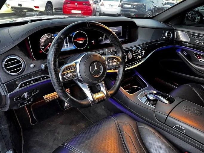 Used Mercedes-Benz S-Class AMG 63 AMG Long III (W222, C217) Facelift, 4.0 l, 2018 in Dubai by Shamil Motors, Black color. Korean Specs | AUTO.AE