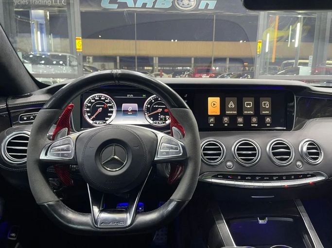 Подержанный Mercedes-Benz S-Class AMG 63 AMG III (W222, C217), 5.5 л, 2015 в Дубае от Carbon Cars Белый цвет. GCC | AUTO.AE