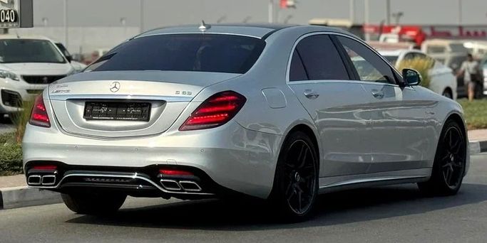 Подержанный Mercedes-Benz S-Class AMG 63 AMG Long III (W222, C217) Рестайлинг, 4.0 л, 2018 в Дубае от Mirza Automobile FZE Серебристый цвет. Японская | AUTO.AE