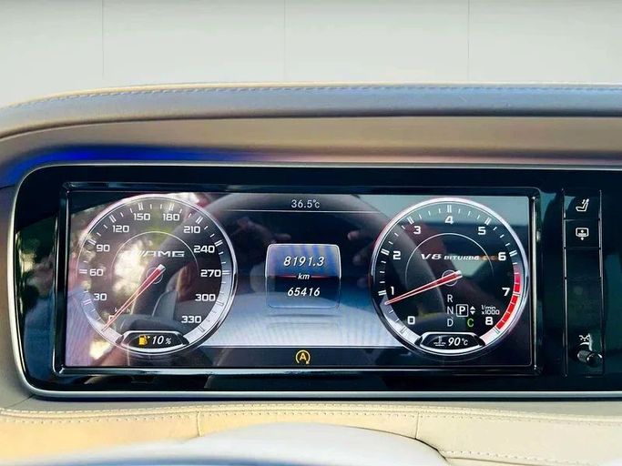 Подержанный Mercedes-Benz S-Class AMG 63 AMG III (W222, C217), 5.5 л, 2014 в Дубае от Mirza Automobile FZE Серебристый цвет. Японская | AUTO.AE