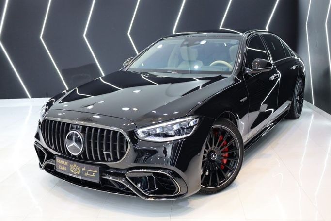 Used Mercedes-Benz S-Class AMG 63 e AMG Long IV (W223), 4.0 l, 2024 in Dubai by Sanam Cars, Black color. GCC Specs | AUTO.AE