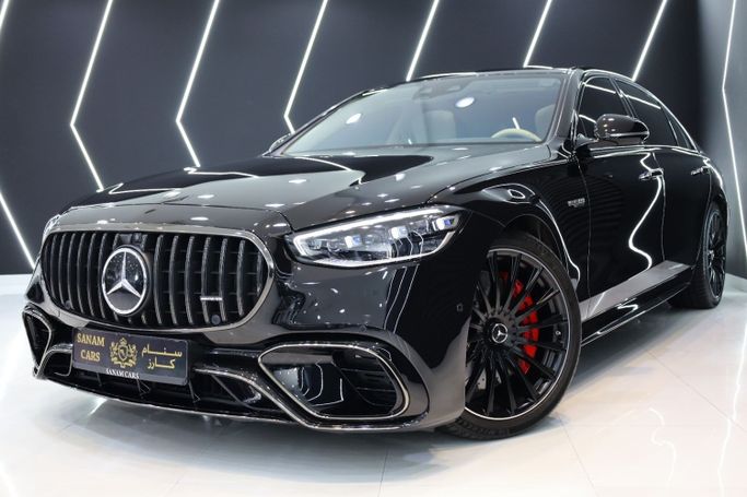 Used Mercedes-Benz S-Class AMG 63 e AMG Long IV (W223), 4.0 l, 2024 in Dubai by Sanam Cars, Black color. GCC Specs | AUTO.AE