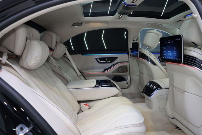 Used Mercedes-Benz S-Class AMG 63 e AMG Long IV (W223), 4.0 l, 2024 in Dubai by Sanam Cars, Black color. GCC Specs | AUTO.AE