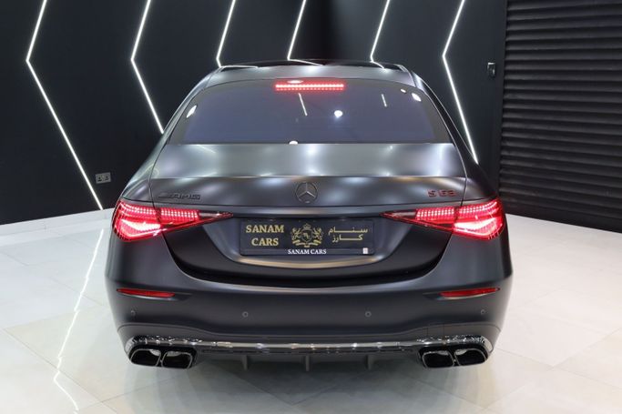Used Mercedes-Benz S-Class AMG 63 e AMG Long IV (W223), 4.0 l, 2024 in Dubai by Sanam Cars, Black color. GCC Specs | AUTO.AE