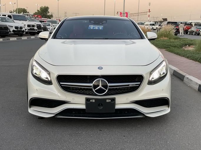 Подержанный Mercedes-Benz S-Class AMG 63 AMG III (W222, C217), 5.5 л, 2015 в Дубае от Japan Motors Белый цвет. Японская | AUTO.AE