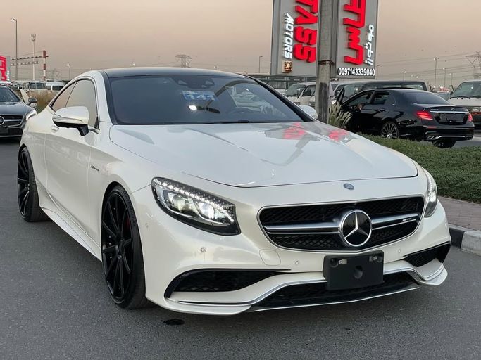 Подержанный Mercedes-Benz S-Class AMG 63 AMG III (W222, C217), 5.5 л, 2015 в Дубае от Japan Motors Белый цвет. Японская | AUTO.AE