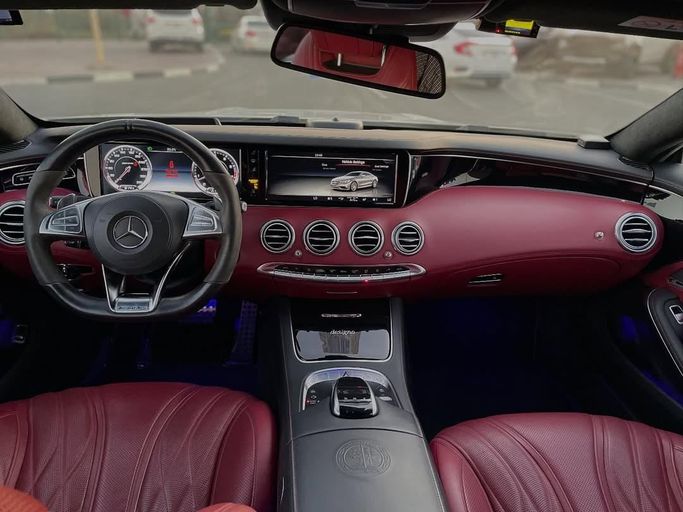 Подержанный Mercedes-Benz S-Class AMG 63 AMG III (W222, C217), 5.5 л, 2015 в Дубае от Japan Motors Белый цвет. Японская | AUTO.AE