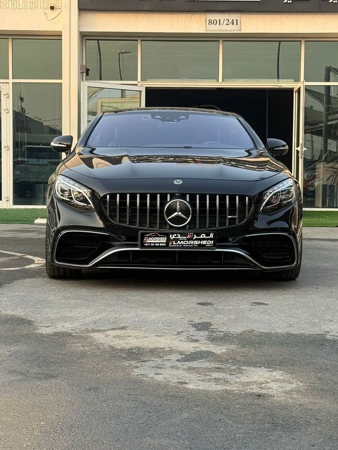 مستعملة Mercedes-Benz S-Class AMG 63 AMG عملية فيس ليفت III (W222، C217), 4.0 l, 2018 في في دبي، اللون أسود. المواصفات اليابانية | AUTO.AE | إعلان #260998