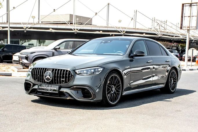 مستعملة ⁦Mercedes-Benz S-Class AMG 63 e AMG Long IV (W223)، 4.0 l، 2025⁩ في في الإمارات, دبي من IMPERA MOTORS LLC، اللون رمادي. المواصفات الأوروبية | AUTO.AE | إعلان #285754